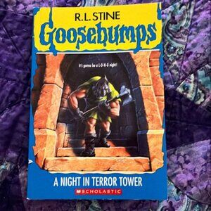 REPRINT - Goosebumps A Night in Terror Tower - Decent Condition